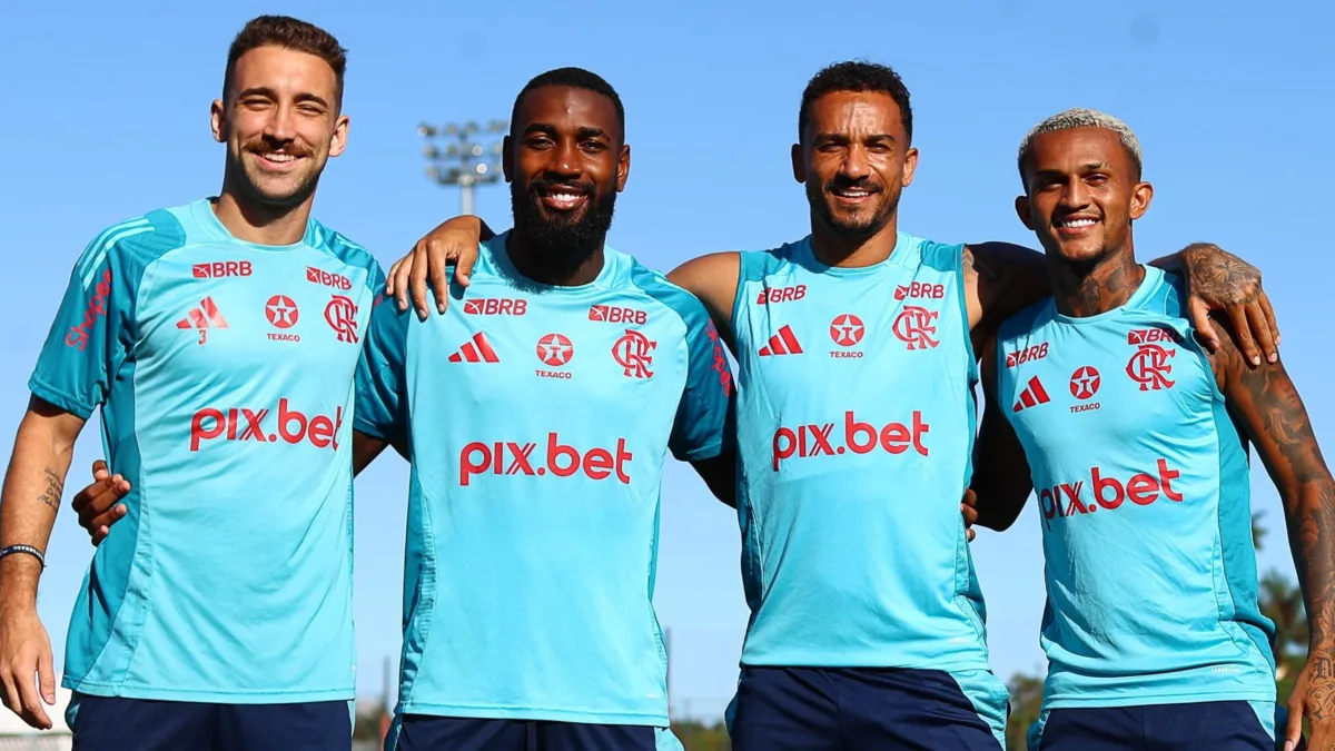 4 jogadores do Flamengo entram em campo hoje pela Seleção na Copa