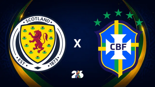 Brasil enfrenta Escócia às 19h pela Copa — 4 do Mengão em campo