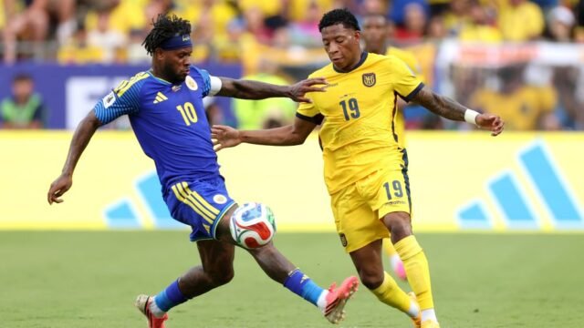 Plata joga bem, mas Equador empata com Curaçao e fica à beira da eliminação
