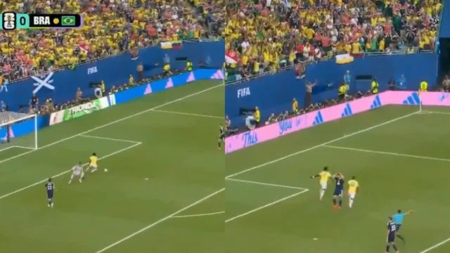 Vini Jr marca 2 gols pelo Brasil e garante vitória sobre Escócia na Copa