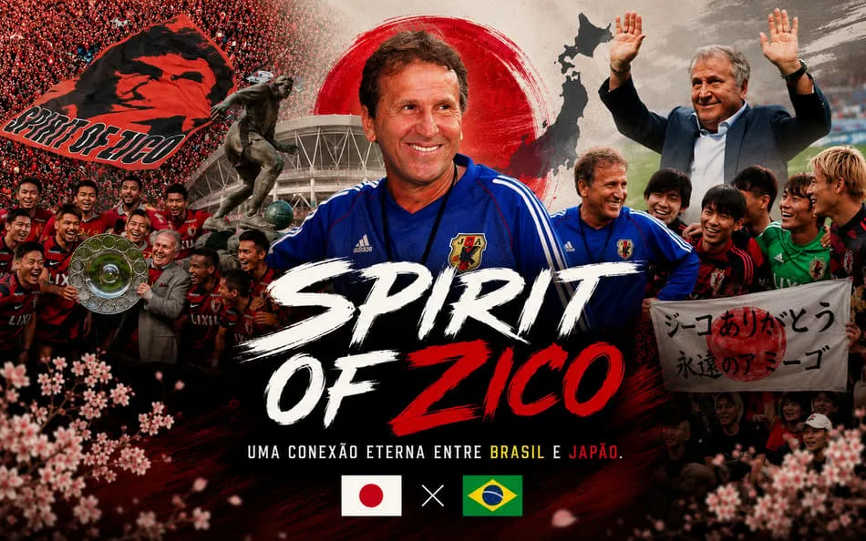 Zico revela torcida dividida em Brasil x Japão na Copa do Mundo
