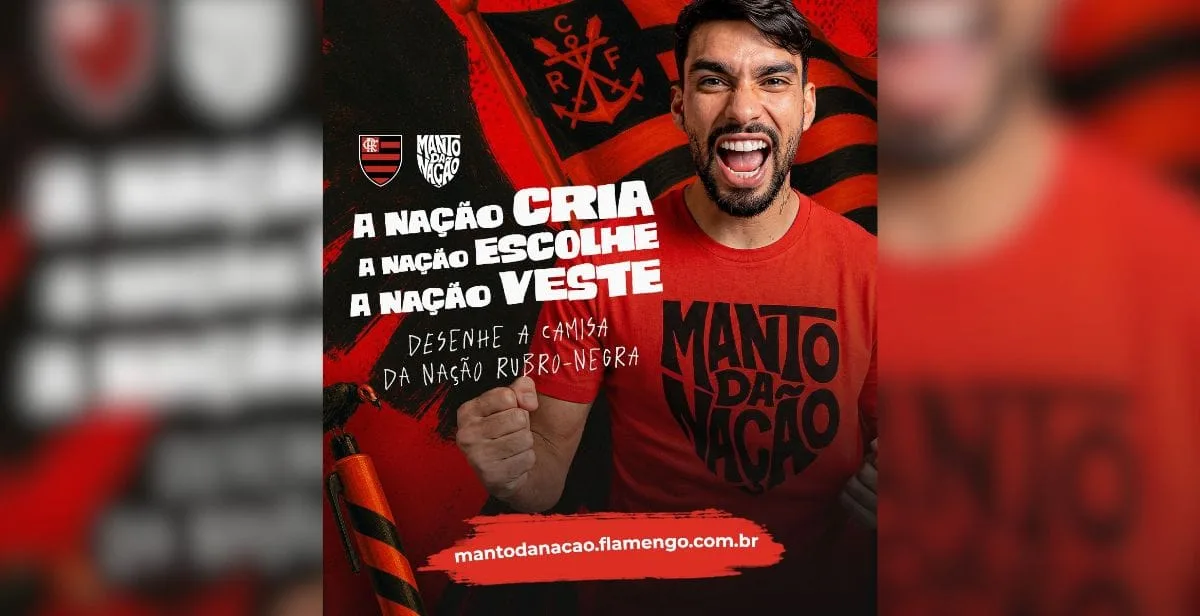 Flamengo lança campanha para torcedor criar camisa oficial