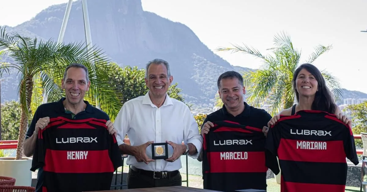 Flamengo e Lubrax anunciam parceria de 3 anos por R$ 5 milhões