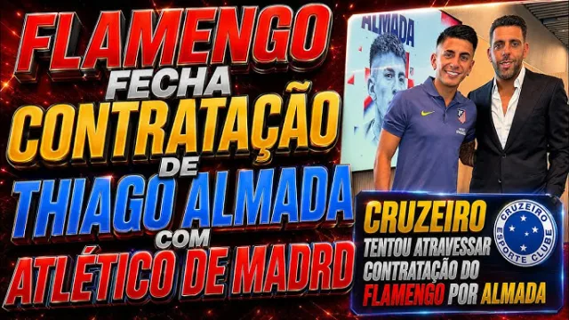 Flamengo negocia Almada por R$ 27 mi e enfrenta aperto financeiro