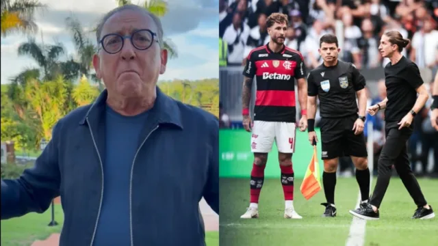 Galvão Bueno revela infarto causado pelo Flamengo em 2019