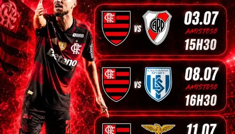 Globo, SporTV e Premiere transmitem amistosos do Flamengo